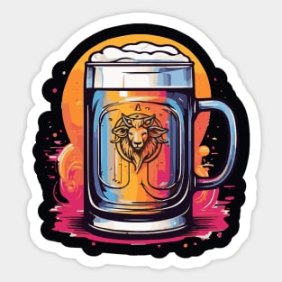 Beer Jagerlion Sticker